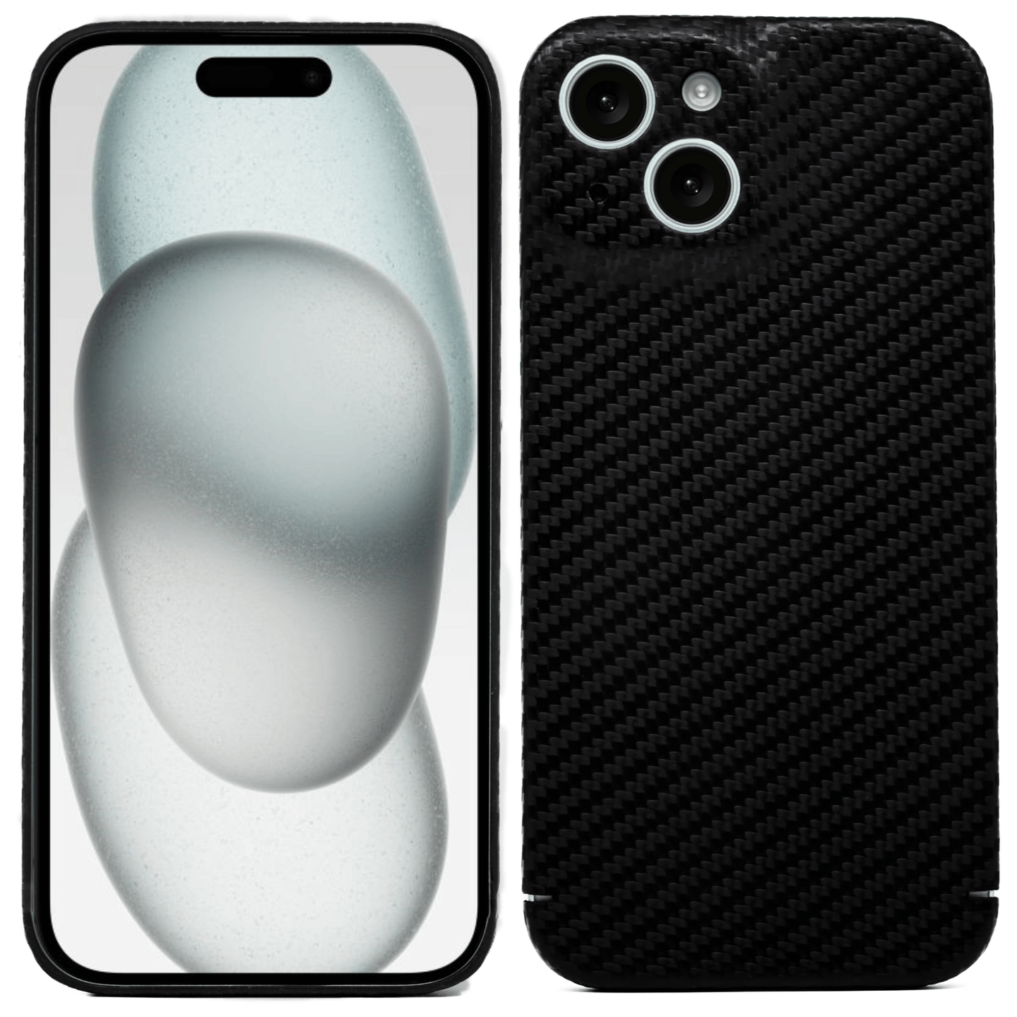 Cubierta de carbono para iPhone 15