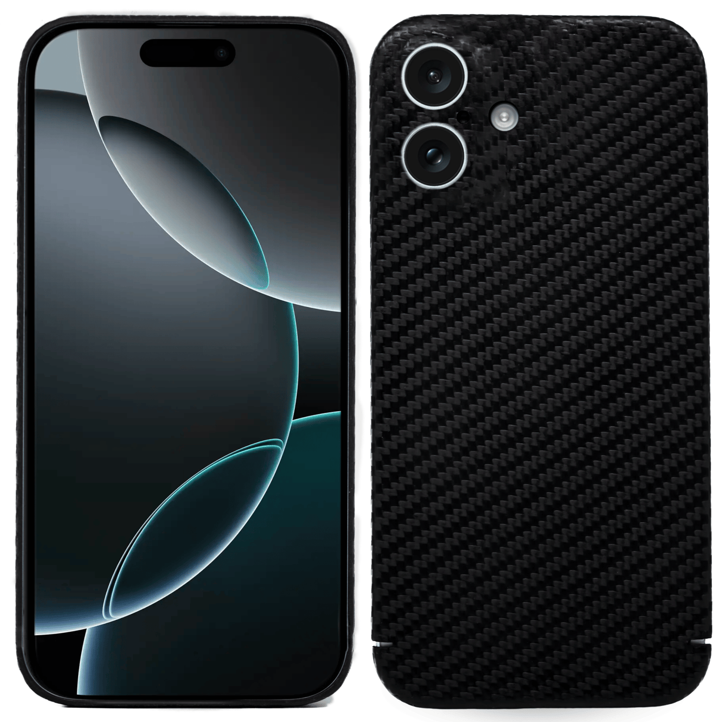 Cubierta de carbono para iPhone 16